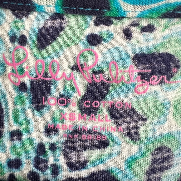 Lily Pulitzer (2) Resort Wear Dresses/Coverups, Lightweight Statement Piece XS - Picture 3 of 6